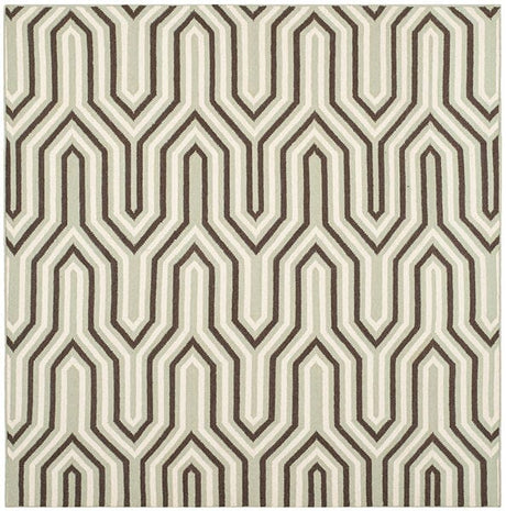 Safavieh Dhurries Dhu622A Grey / Multi Rugs - Safavieh - dhu622a - 6sq