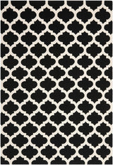 Safavieh Dhurries Dhu623A Black / Ivory Rugs - Safavieh - dhu623a - 3