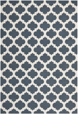 Safavieh Dhurries Dhu623B Blue / Ivory Rugs - Safavieh - dhu623b - 24