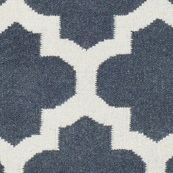 Safavieh Dhurries Dhu623B Blue / Ivory Rugs - Safavieh - dhu623b - 24