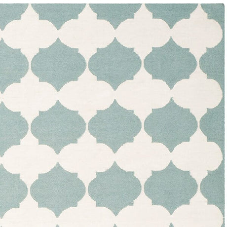 Safavieh Dhurries Dhu624A Blue / Ivory Rugs - Safavieh - dhu624a - 24
