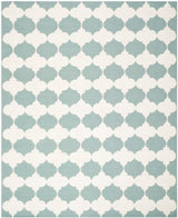 Safavieh Dhurries Dhu624A Blue / Ivory Rugs - Safavieh - dhu624a - 7r