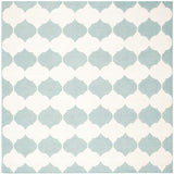 Safavieh Dhurries Dhu624A Blue / Ivory Rugs - Safavieh - dhu624a - 7sq