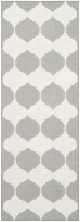 Safavieh Dhurries Dhu624B Grey / Ivory Rugs - Safavieh - dhu624b - 27