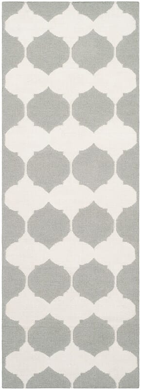 Safavieh Dhurries Dhu624B Grey / Ivory Rugs - Safavieh - dhu624b - 27