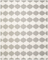 Safavieh Dhurries Dhu624B Grey / Ivory Rugs - Safavieh - dhu624b - 7r