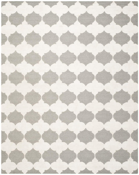 Safavieh Dhurries Dhu624B Grey / Ivory Rugs - Safavieh - dhu624b - 7r