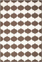 Safavieh Dhurries Dhu624C Brown / Ivory Rugs - Safavieh - dhu624c - 24