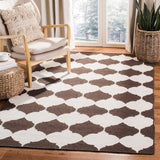 Safavieh Dhurries Dhu624C Brown / Ivory Rugs - Safavieh - dhu624c - 24