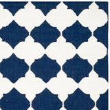 Safavieh Dhurries Dhu624D Navy / Ivory Rugs - Safavieh - dhu624d - 24