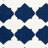 Safavieh Dhurries Dhu624D Navy / Ivory Rugs - Safavieh - dhu624d - 24