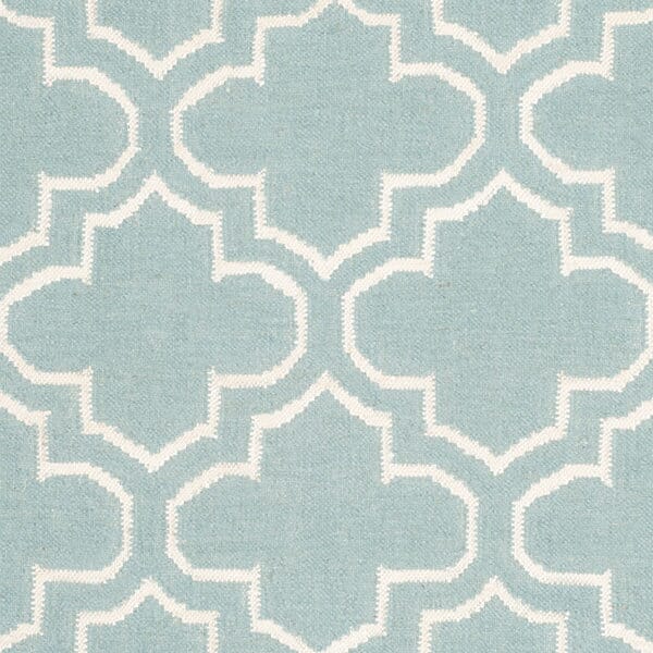 Safavieh Dhurries Dhu625A Blue / Ivory Rugs - Safavieh - dhu625a - 24