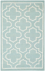 Safavieh Dhurries Dhu625A Blue / Ivory Rugs - Safavieh - dhu625a - 7r