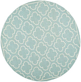 Safavieh Dhurries Dhu625A Blue / Ivory Rugs - Safavieh - dhu625a - 7r