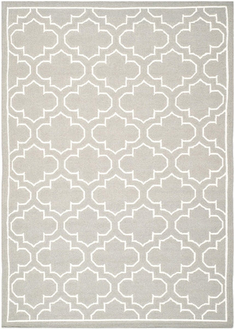 Safavieh Dhurries Dhu625B Grey / Ivory Rugs - Safavieh - dhu625b - 24