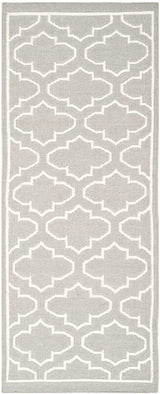 Safavieh Dhurries Dhu625B Grey / Ivory Rugs - Safavieh - dhu625b - 27