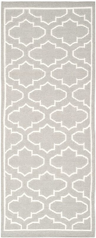 Safavieh Dhurries Dhu625B Grey / Ivory Rugs - Safavieh - dhu625b - 27