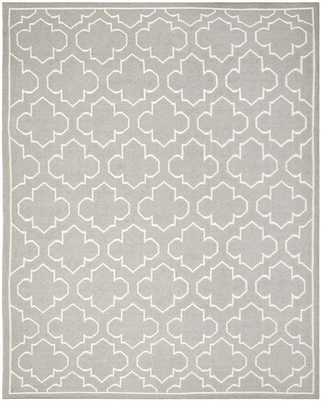 Safavieh Dhurries Dhu625B Grey / Ivory Rugs - Safavieh - dhu625b - 7r