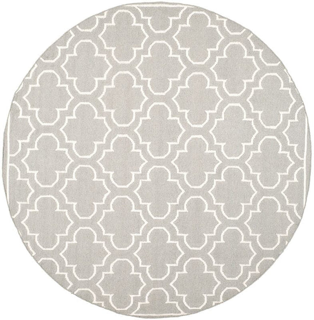 Safavieh Dhurries Dhu625B Grey / Ivory Rugs - Safavieh - dhu625b - 7r