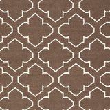 Safavieh Dhurries Dhu625C Brown / Ivory Rugs - Safavieh - dhu625c - 24