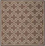 Safavieh Dhurries Dhu625C Brown / Ivory Rugs - Safavieh - dhu625c - 7sq
