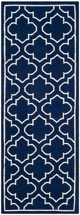 Safavieh Dhurries Dhu625D Navy / Ivory Rugs - Safavieh - dhu625d - 27