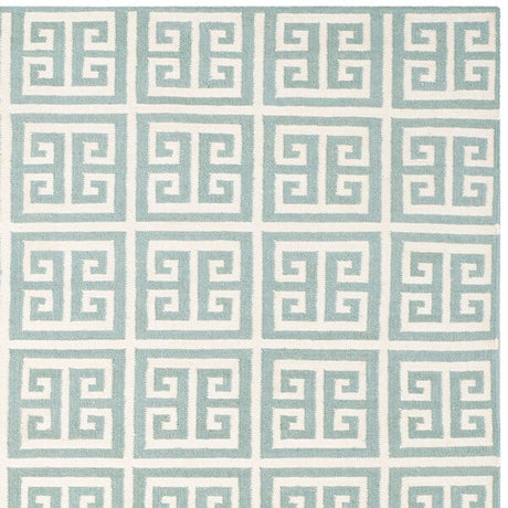 Safavieh Dhurries Dhu626A Blue / Ivory Rugs - Safavieh - dhu626a - 24