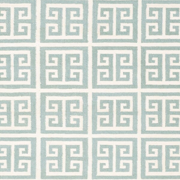 Safavieh Dhurries Dhu626A Blue / Ivory Rugs - Safavieh - dhu626a - 24