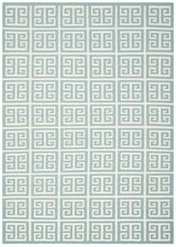 Safavieh Dhurries Dhu626A Blue / Ivory Rugs - Safavieh - dhu626a - 24