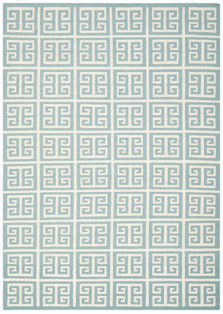 Safavieh Dhurries Dhu626A Blue / Ivory Rugs - Safavieh - dhu626a - 24