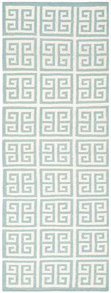 Safavieh Dhurries Dhu626A Blue / Ivory Rugs - Safavieh - dhu626a - 27