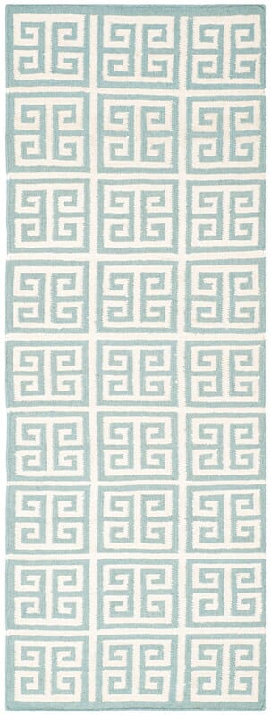 Safavieh Dhurries Dhu626A Blue / Ivory Rugs - Safavieh - dhu626a - 27