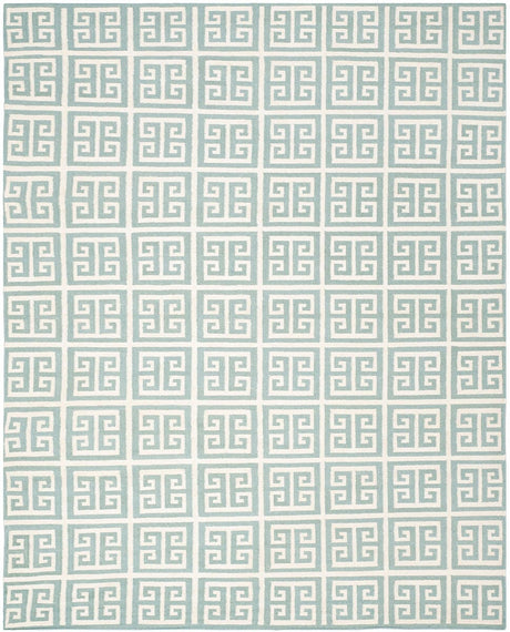 Safavieh Dhurries Dhu626A Blue / Ivory Rugs - Safavieh - dhu626a - 7r