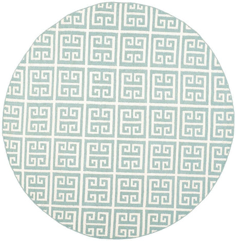 Safavieh Dhurries Dhu626A Blue / Ivory Rugs - Safavieh - dhu626a - 7r