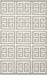 Safavieh Dhurries Dhu626B Grey / Ivory Rugs - Safavieh - dhu626b - 7r