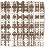 Safavieh Dhurries Dhu626C Brown / Ivory Rugs - Safavieh - dhu626c - 7sq