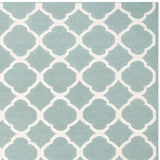 Safavieh Dhurries Dhu627A Blue / Ivory Rugs - Safavieh - dhu627a - 24