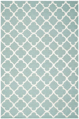 Safavieh Dhurries Dhu627A Blue / Ivory Rugs - Safavieh - dhu627a - 24