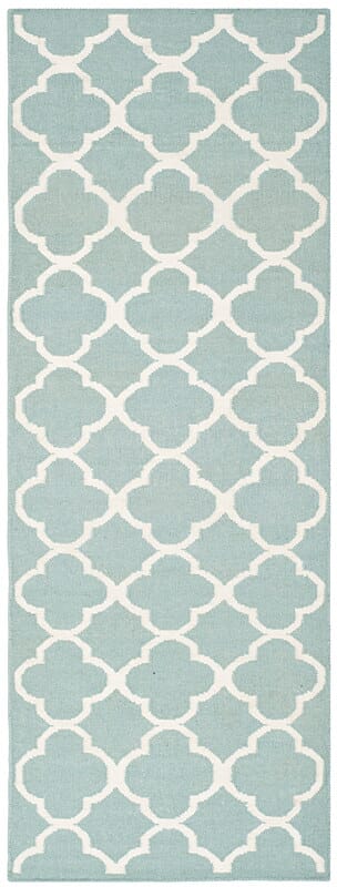 Safavieh Dhurries Dhu627A Blue / Ivory Rugs - Safavieh - dhu627a - 27