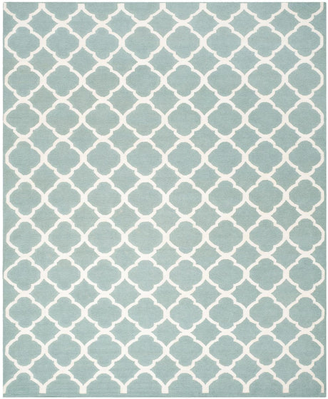 Safavieh Dhurries Dhu627A Blue / Ivory Rugs - Safavieh - dhu627a - 7r