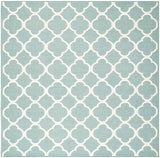Safavieh Dhurries Dhu627A Blue / Ivory Rugs - Safavieh - dhu627a - 7sq
