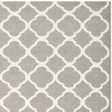 Safavieh Dhurries Dhu627B Grey / Ivory Rugs - Safavieh - dhu627b - 24
