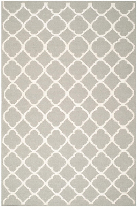 Safavieh Dhurries Dhu627B Grey / Ivory Rugs - Safavieh - dhu627b - 24