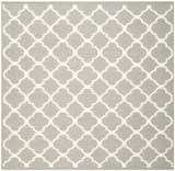 Safavieh Dhurries Dhu627B Grey / Ivory Rugs - Safavieh - dhu627b - 7sq