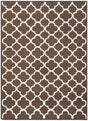 Safavieh Dhurries Dhu627C Brown / Ivory Rugs - Safavieh - dhu627c - 24