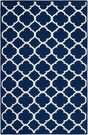 Safavieh Dhurries Dhu627D Navy / Ivory Rugs - Safavieh - dhu627d - 24