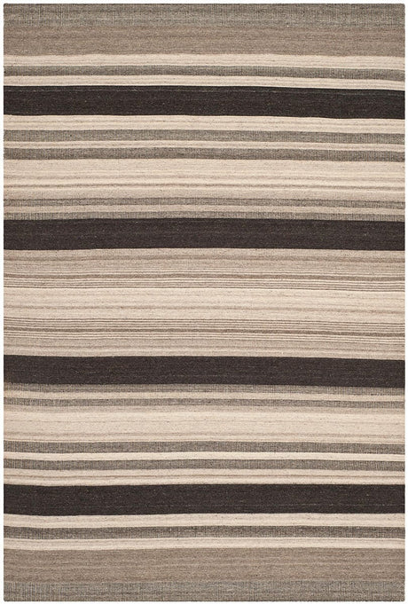 Safavieh Dhurries Dhu628A Natural / Black Rugs - Safavieh - dhu628a - 3