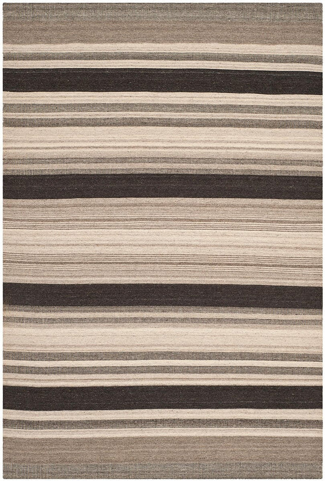 Safavieh Dhurries Dhu628A Natural / Black Rugs - Safavieh - dhu628a - 3