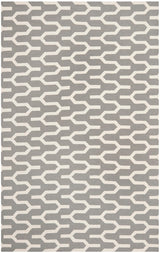 Safavieh Dhurries Dhu630A Silver / Ivory Rugs - Safavieh - dhu630a - 24