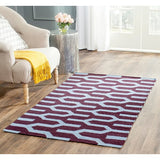 Safavieh Dhurries Dhu630B Purple / Blue Rugs - Safavieh - dhu630b - 24